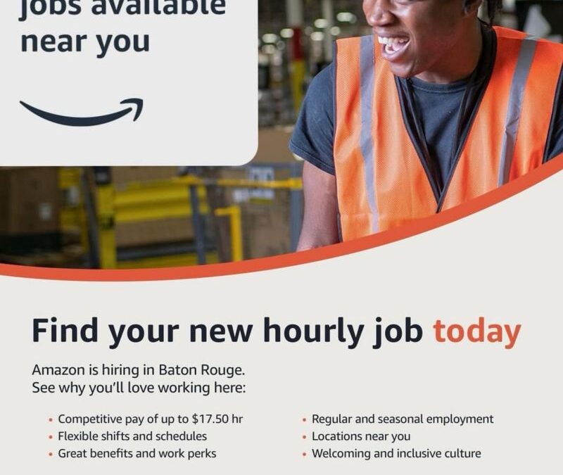 Amazon Job Openings in Baton Rouge